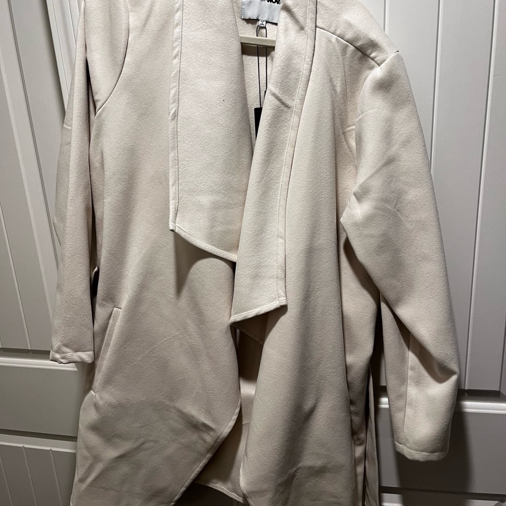 Elegant Cream Women's Coat